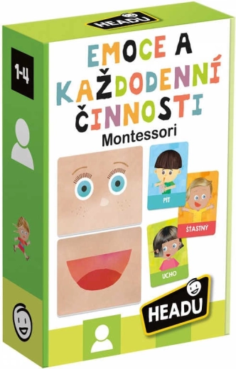 Headu Montessori følelsesudtryk og daglige aktiviteter – læringsspil