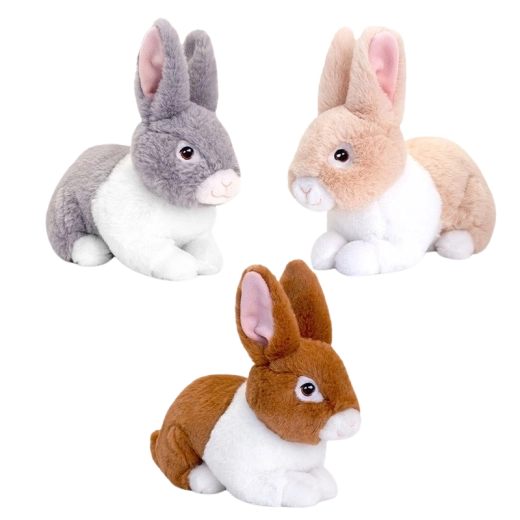 Plysset kanin KEELECO 18 cm
