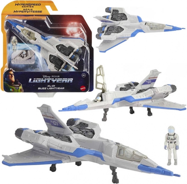 Mattel Buzz Lightyear Hyperspeed rumskib med figur – XL-01