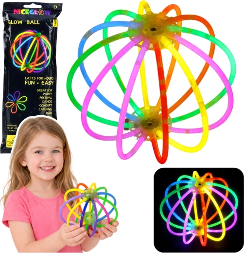 Fluorescerende lysende bold Glow Stick – 12 stave