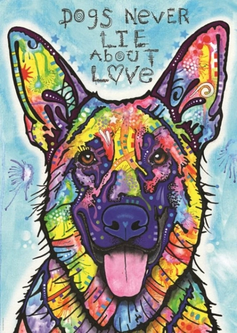 Puslespil Heye Jolly Pets: Hunde lyver aldrig 1000 brikker