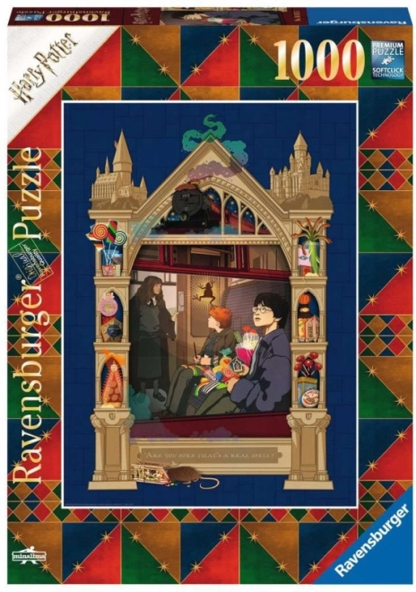 Ravensburger puslespil Harry Potter Rejsen til Hogwarts 1000 brikker