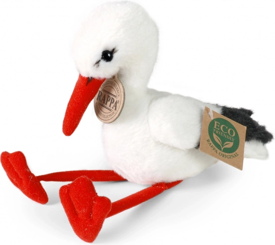 Plysbaby stork 15 cm ECO-FRIENDLY
