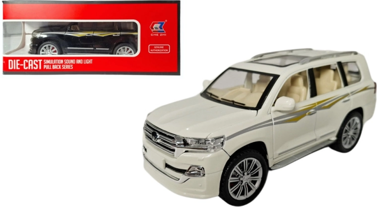 Metalmodel Toyota 1:24 med lys og lyd