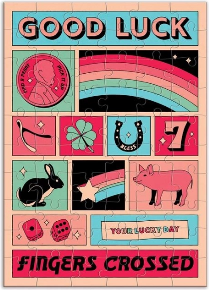 GALISON puslespil held og lykke – 60 brikker