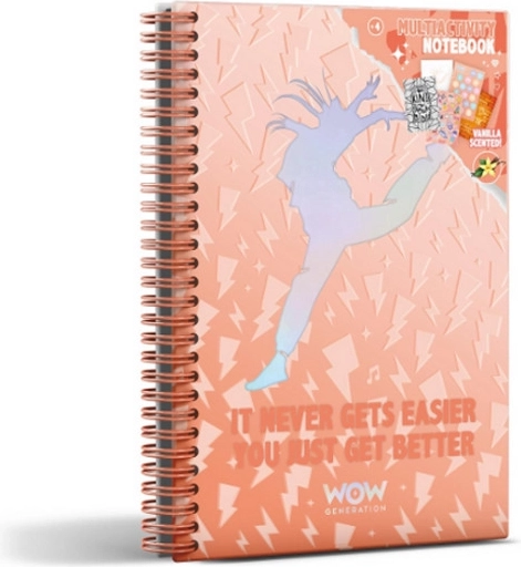 WOW Generation duftende A5-notesbog ballerina med klistermærker