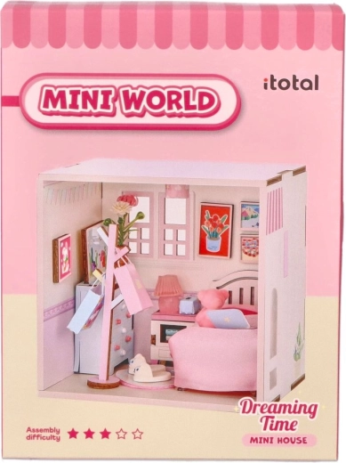 i-Total Dreaming Time mini soveværelse – DIY mini dukkehus