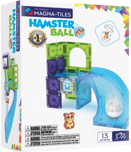 Magnetisk byggesæt Magna-Tiles hamsterkugle 13 dele