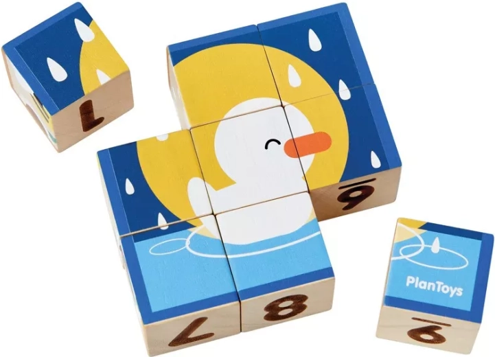 PlanToys billedklodser – dyr