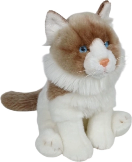 Bamsekat Ragdoll siddende 28 cm