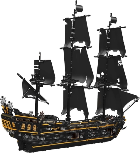 Mould King Byggesæt piratskib Den Sorte Perle 3180 klodser