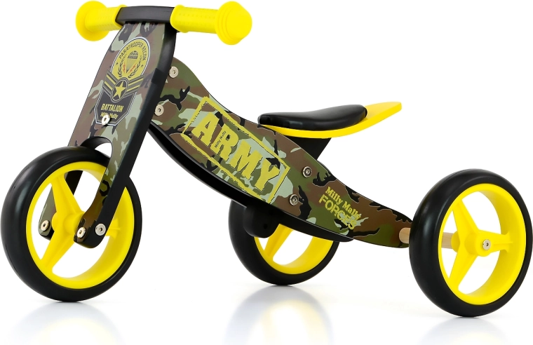 Milly Mally gåcykel Jake 2 i 1 Army