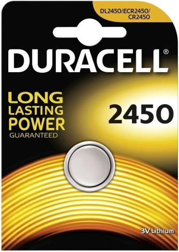 Lithium knapcellebatteri 3V DURACELL 2450