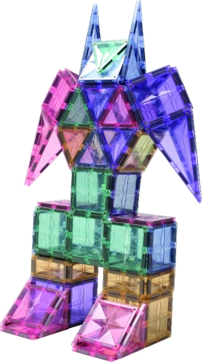 Cleverclixx magnetisk byggesæt Creative Pack Pastel (125 stk.)