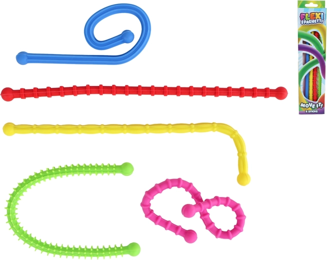 Flexi spaghetti – bøjlige stænger til kreativt arbejde 25,5 cm (5 stk.)