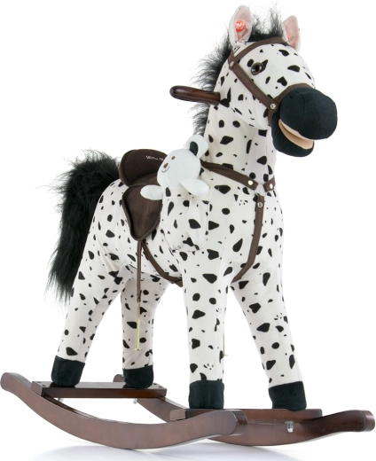 Milly Mally gyngehest Mustang black dot