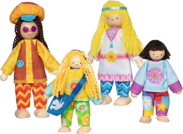 Goki66 bøjlige figurer Love & Harmony family (4 stk.)