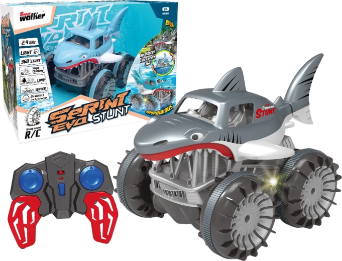 R/C amfibisk stuntbil Haj 4WD 2,4 GHz
