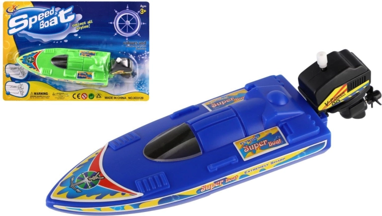Wiky oplukkelig motorbåd til vand 20 cm - 1 stk.