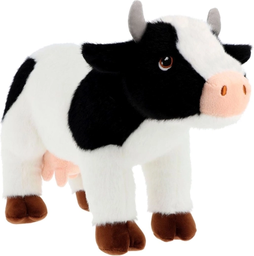 Keel Toys Keeleco broget ko, økologisk plysbamse 20 cm