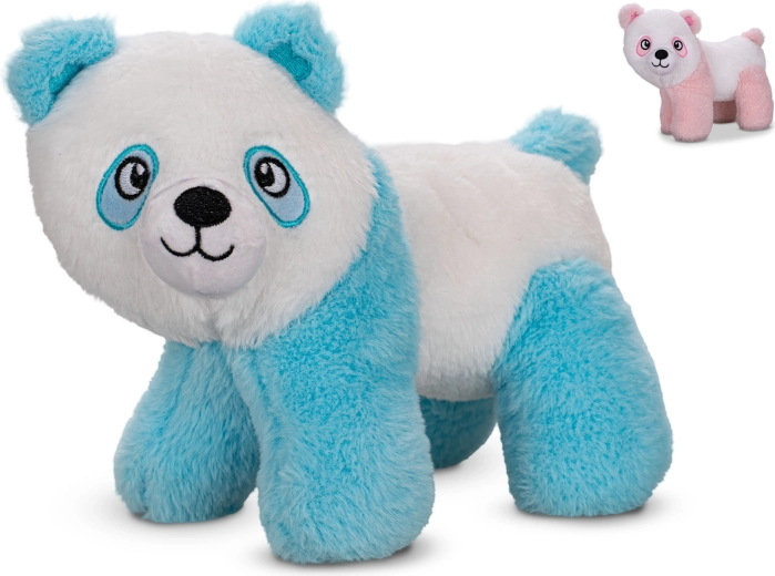 Plys stående bamse 22 cm