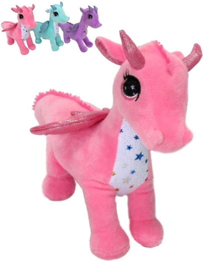 Plysbamse drage stående 24 cm - 1 stk.