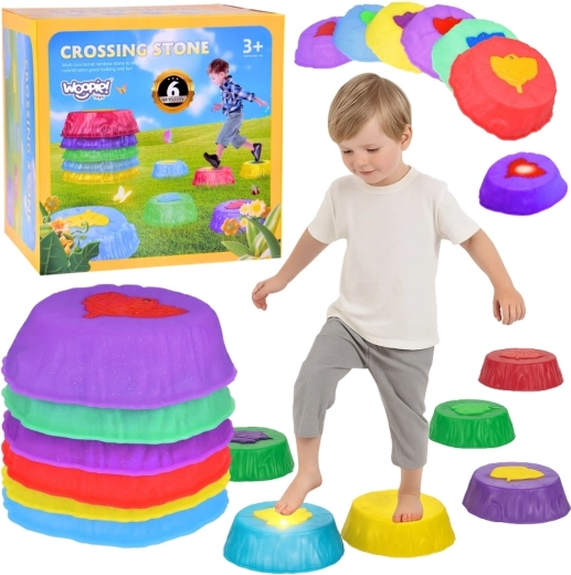 Woopie lysende balanceklodser - 6 stk.
