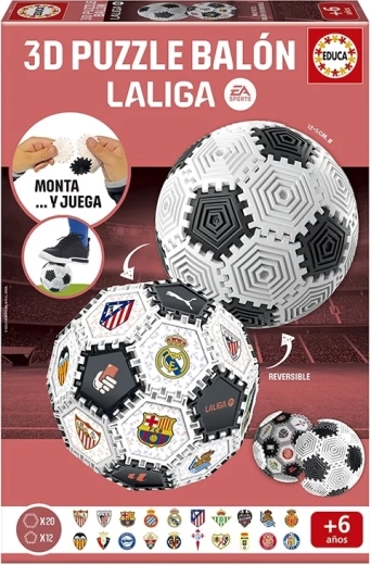 Educa 3D-puslespil Build&Play fodboldbold La Liga 32 dele