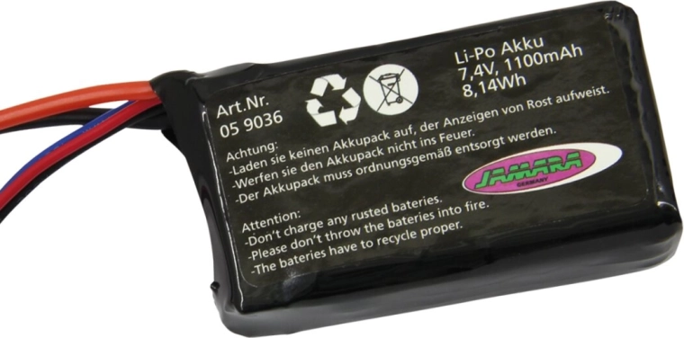 Batteripakke Sparkle 7,4 V 1100 mAh