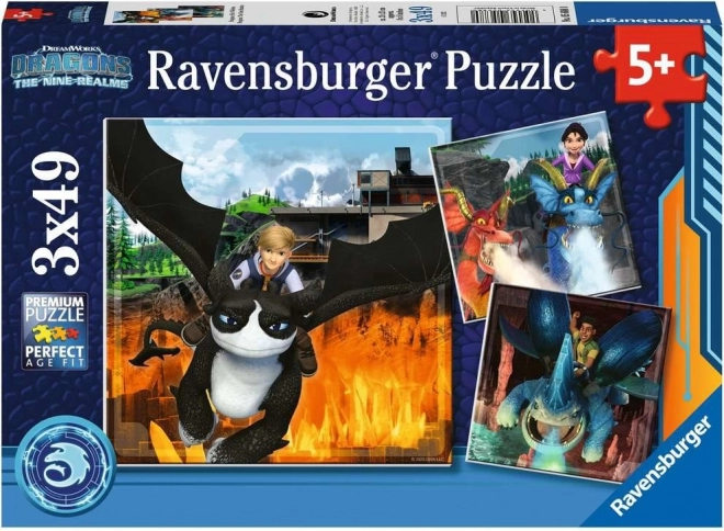 Puslespil Sådan træner du din drage: Ni kongeriger fra Ravensburger