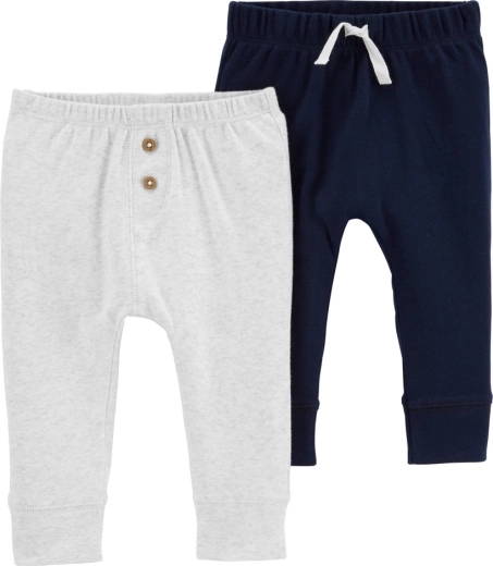 Carter’s joggingbukser til drenge, grå og mørkeblå, 2 stk., str. S (56)