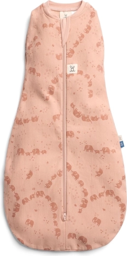 ErgoPouch Cocoon svøb og sovepose 2-i-1 Elephant Parade 0–3 m, 0,2 TOG