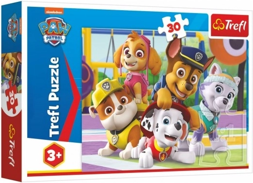 puslespil 30 brikker PAW PATROL altid til tiden Trefl