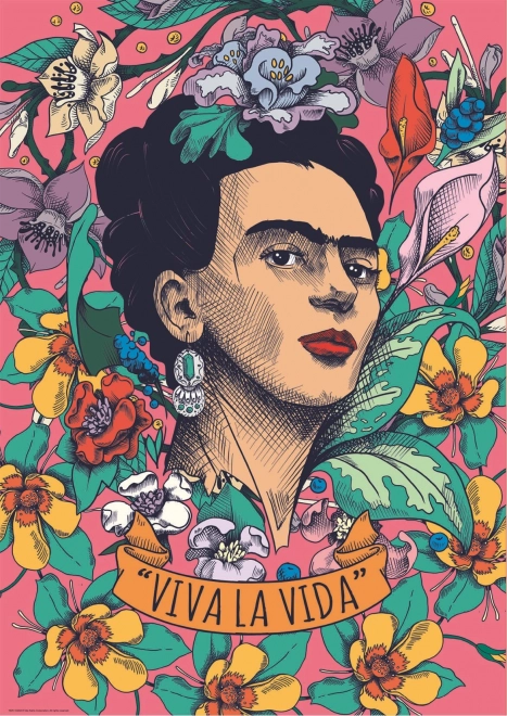 Educa puslespil Frida Kahlo: Viva la vida 500 brikker