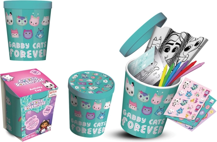 Kreativt sæt i bæger Gabbys magiske hus