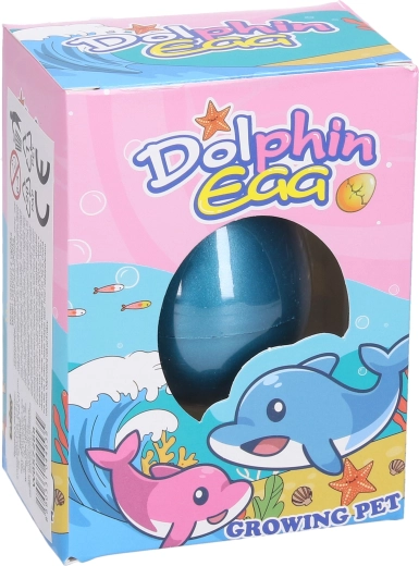Voksende delfin i æg 6,5 cm