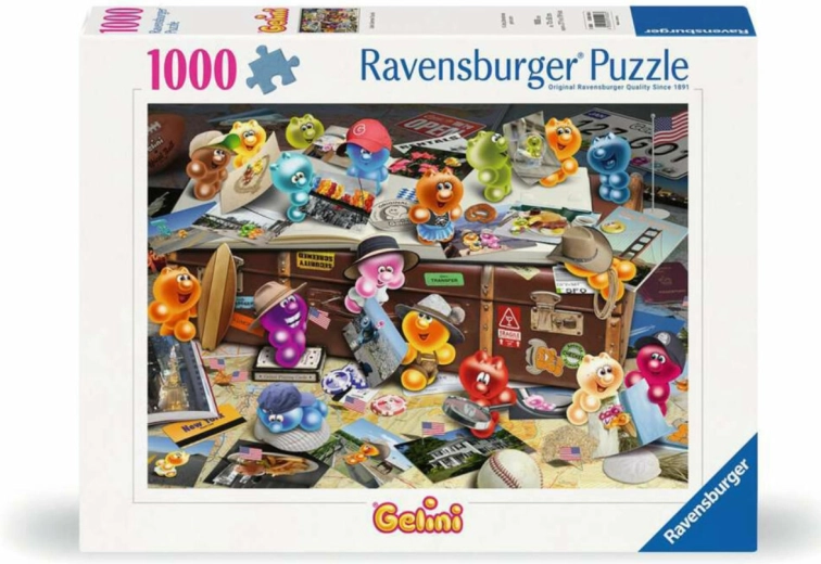 Ravensburger-puslespil Gelini: Rejsende, 1000 brikker