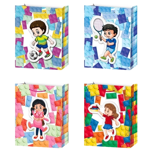 Gavepose S med sportstema