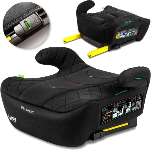 Nukido Louis selepude til bil med Isofix i-Size 125–150 cm (22–36 kg)