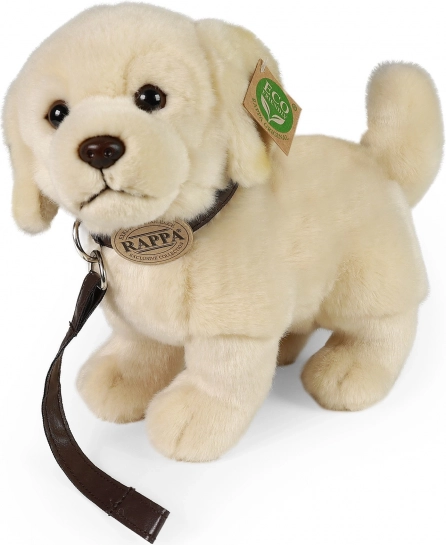 Plys Hund Golden Retriever med snor 25 cm