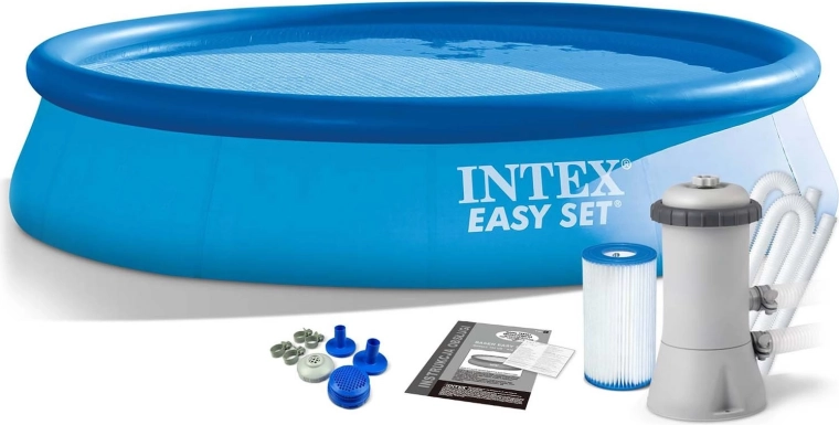 Have-selvbærende pool 366 × 76 cm 3-i-1 INTEX