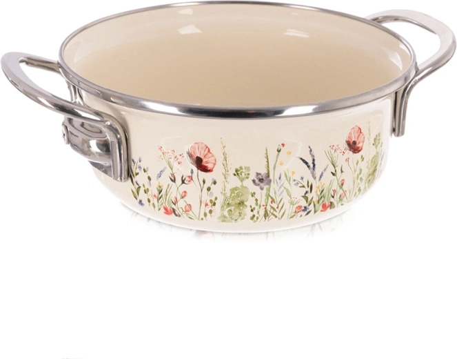 Emaljeret gryde creme Maki 16 cm, 950 ml