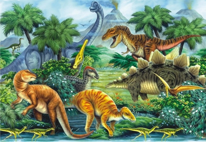 Puslespil Dinosaurernes Dal 260 brikker