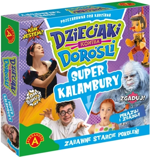 Super charader: Børn vs. voksne – familie-festspil
