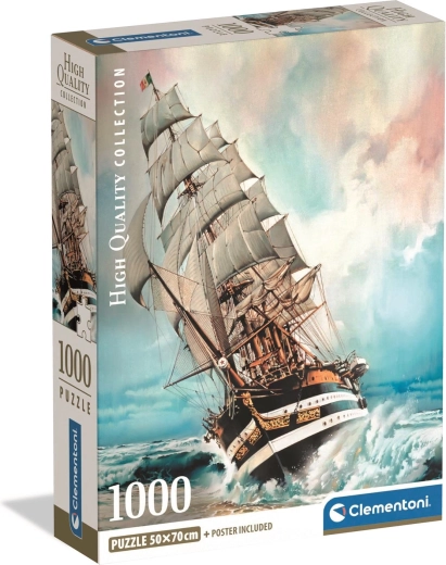 Clementoni puslespil 1000 brikker Amerigo Vespucci