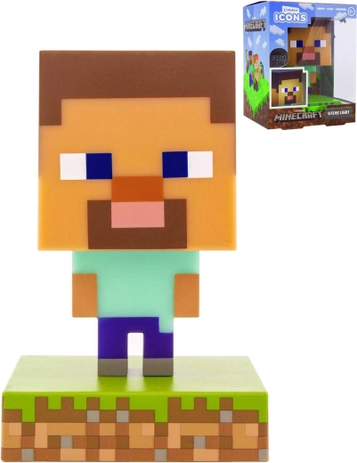 Minecraft Steve-bordlampe