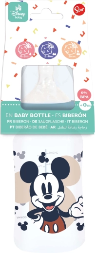 Sutteflaske MICKEY 240 ml med anti-kolik system