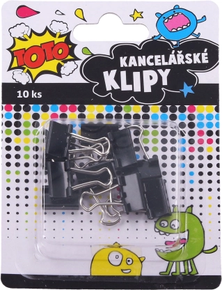 Kontorklips 15 mm, 10 stk