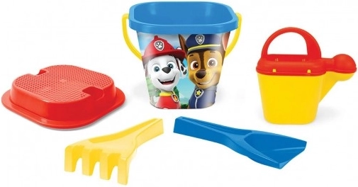 Sæts til sand Paw Patrol/Tlapková Patrola 5 stk plast i net 17x26x17 cm 12m+ Wader