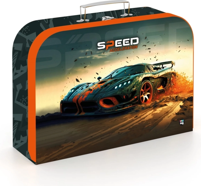 Børne lamino kuffert Bil 34 cm